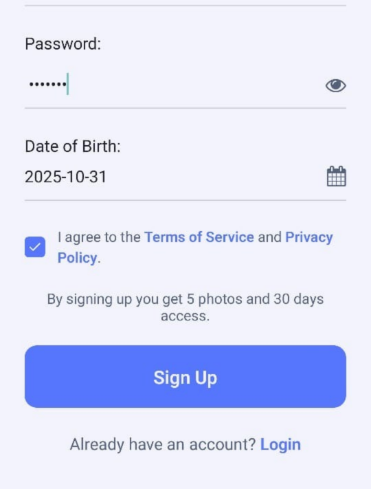 Client AI Photo Enhancement App